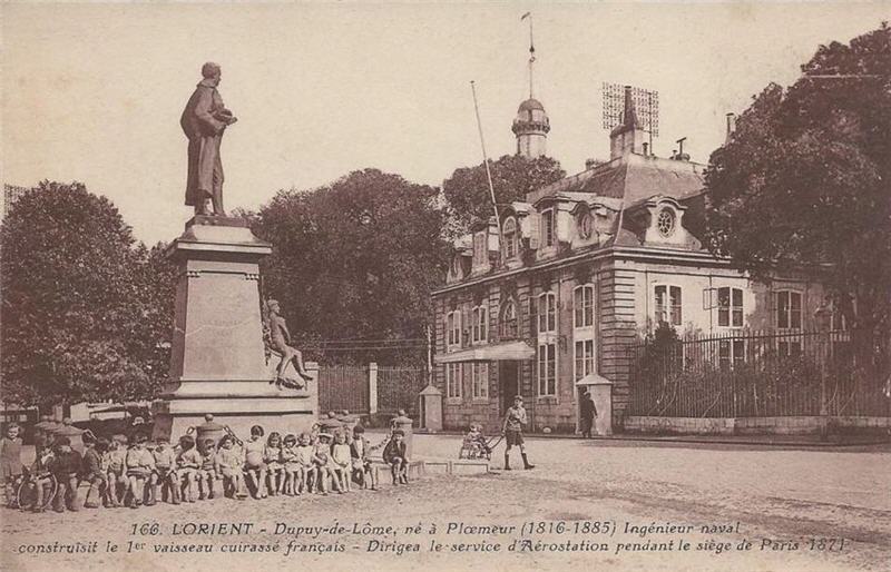 Statue Henri Dupuy de Lôme - Lorient
